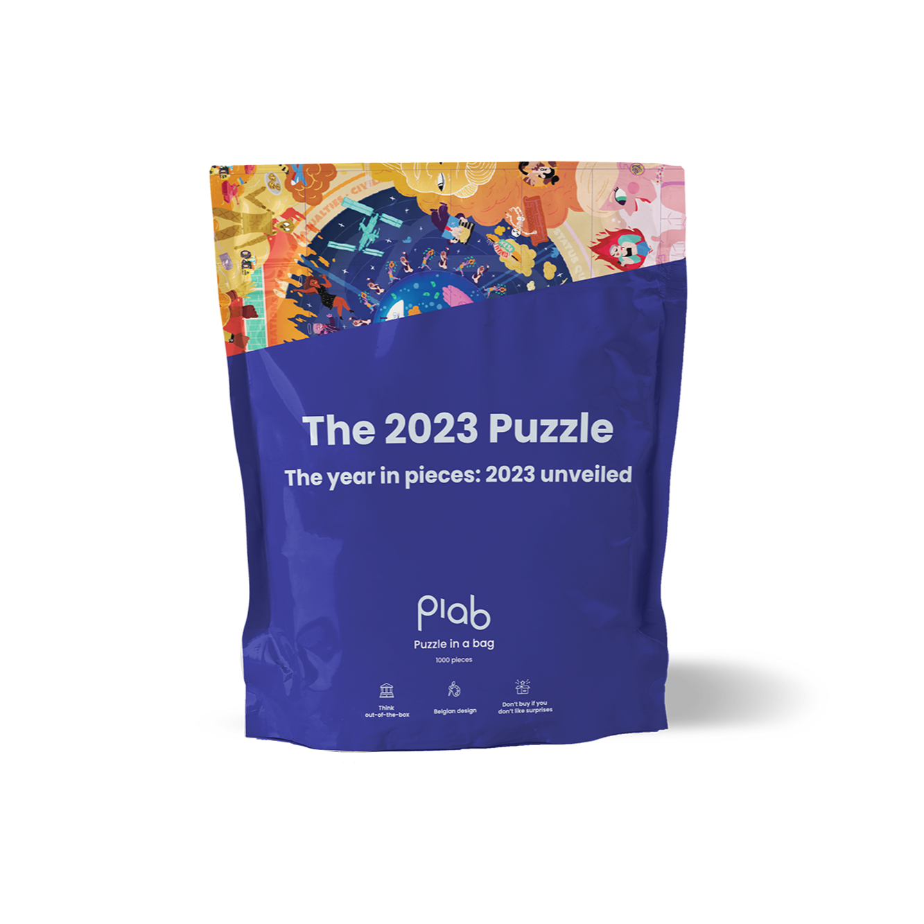 The front of our 2023 bag.