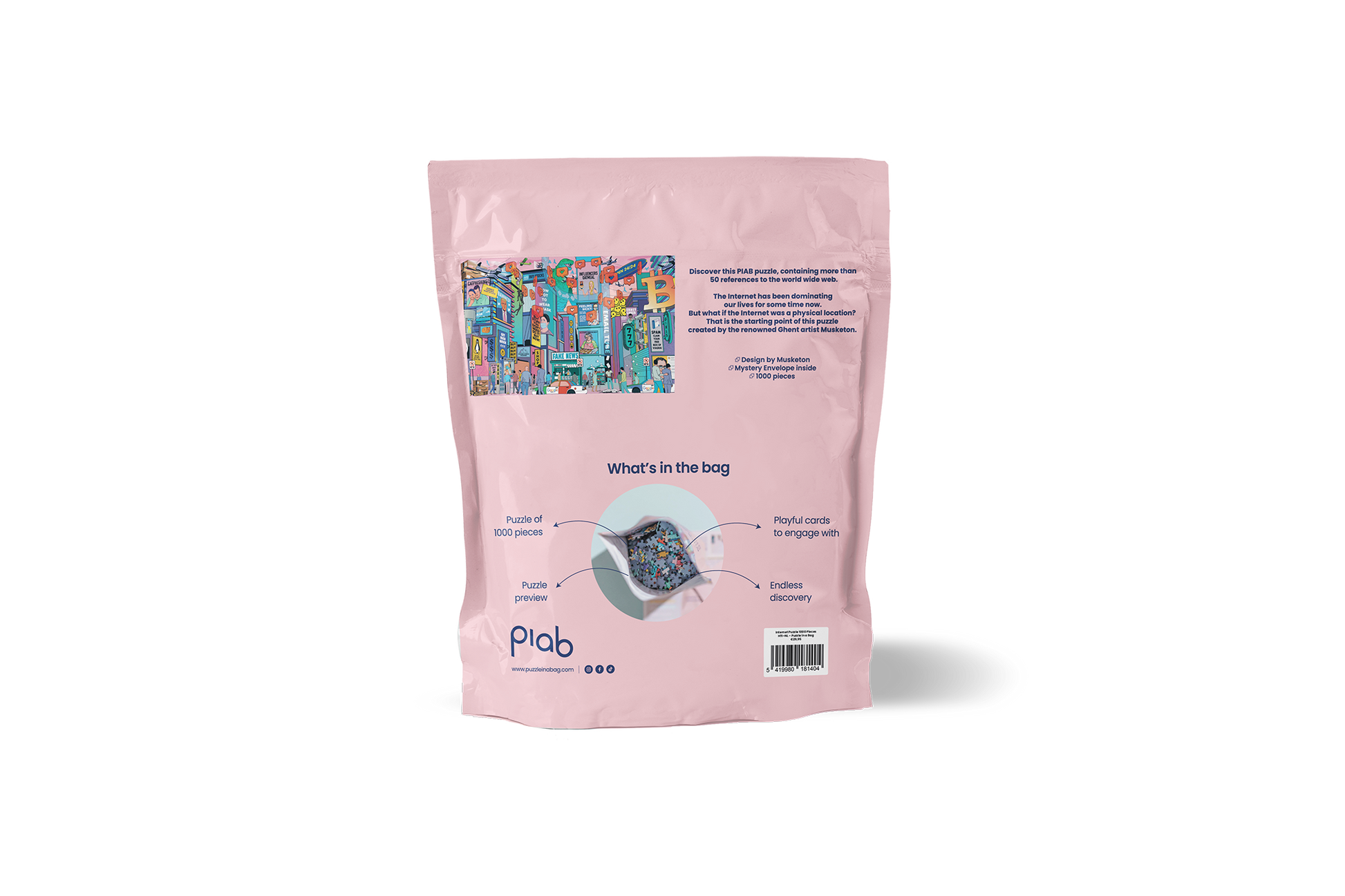 The back of our Internet bag.