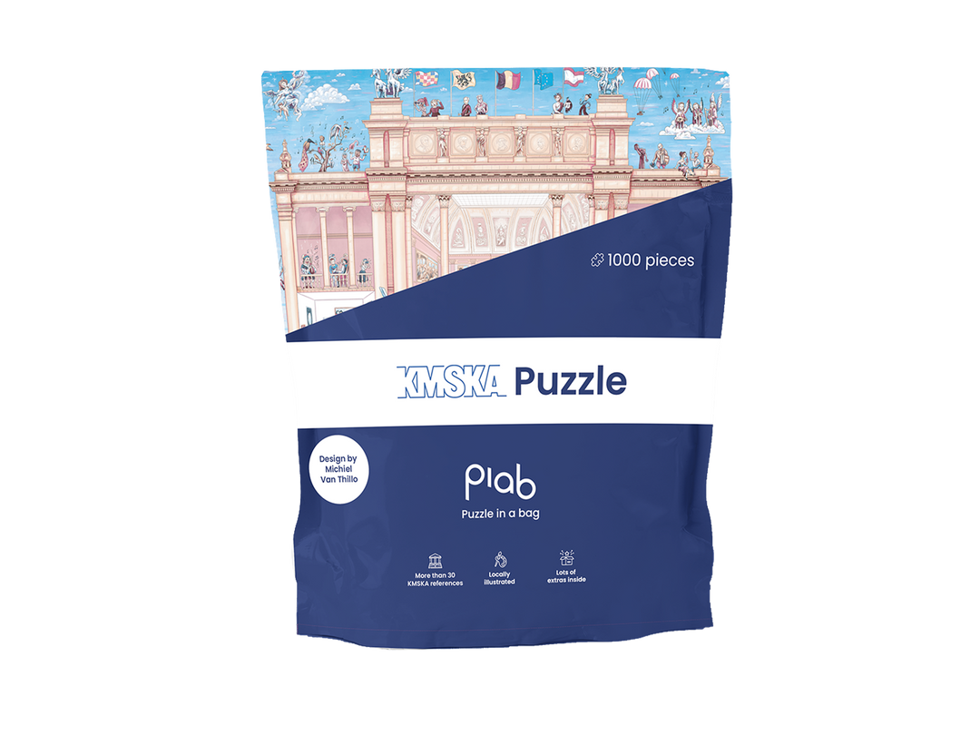 KMSKA Puzzle van Puzzle in a Bag: illustratie van het Koninklijk Museum voor Schone Kunsten Antwerpen, 1000 stukjes